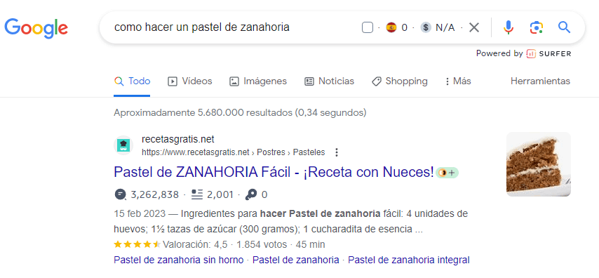 intención de búsqueda qué es