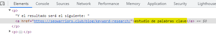 Anchor Text SEO