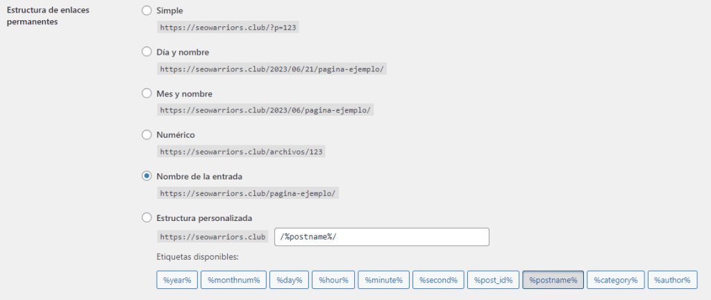 que significa slug en wordpress