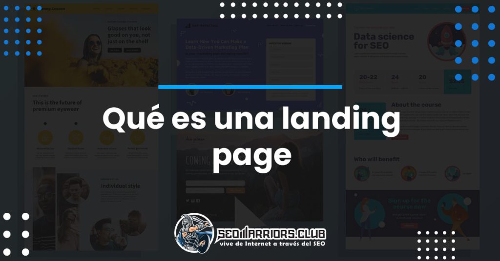 Qué es una landing page
