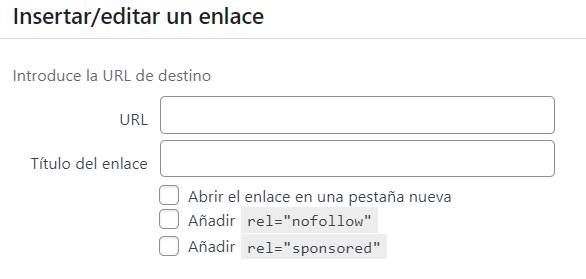 colocar nofollow en wordpress