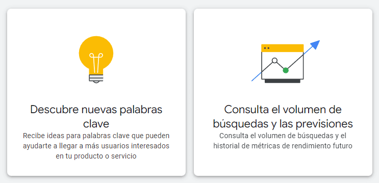 estudio de palabras clave adwords